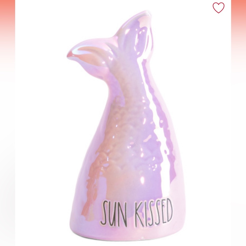 NWT NIB RAE DUNN Ceramic lustrous Sun Kissed Mermaid 🧜‍♀️ Tail